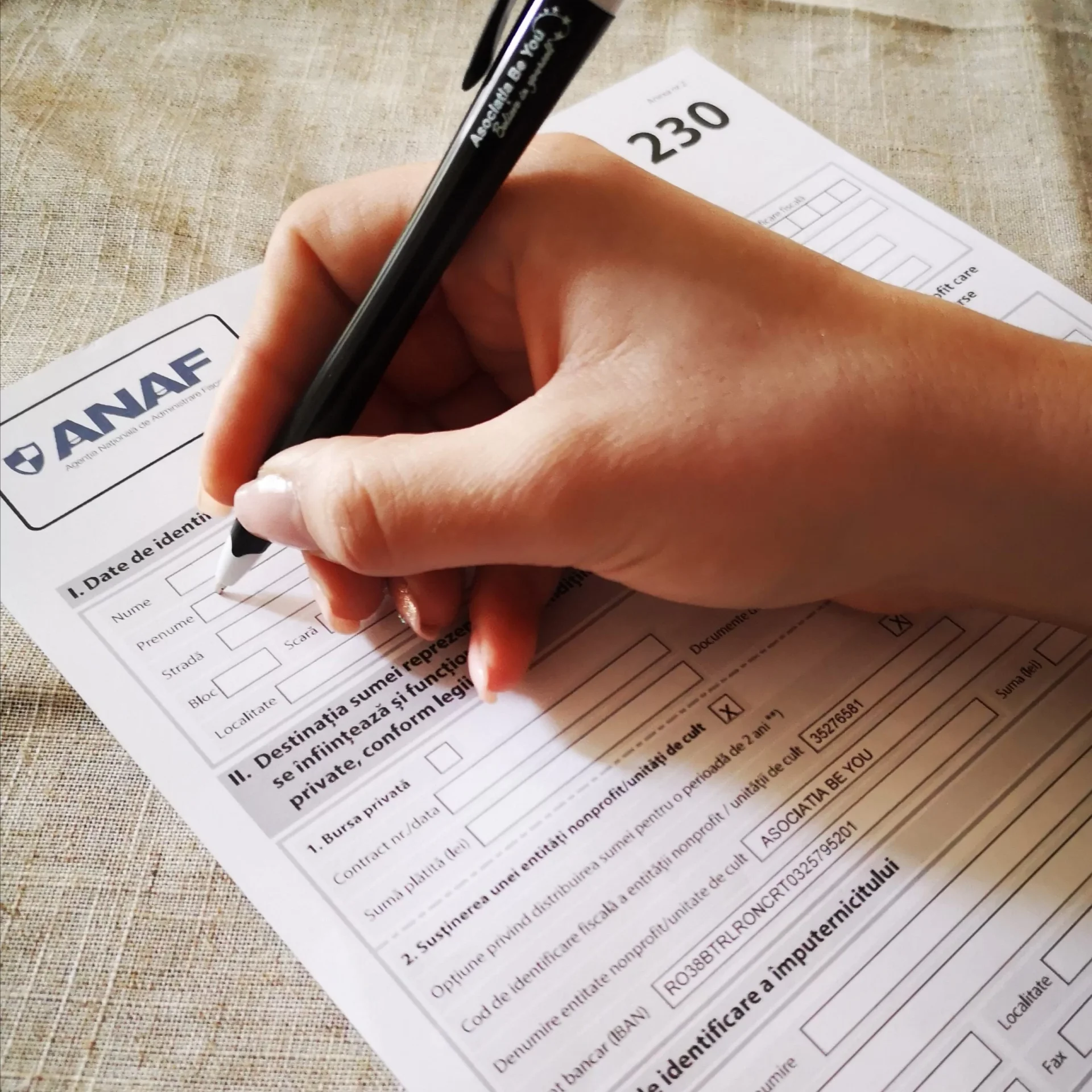 completare declaratie 230