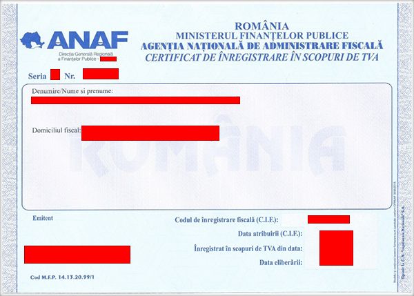 certificat inregistrare tva intracomunitar